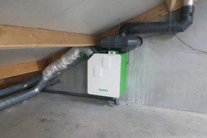 Ventilatiesysteem bedrijfsgebouw te Rijkevoort