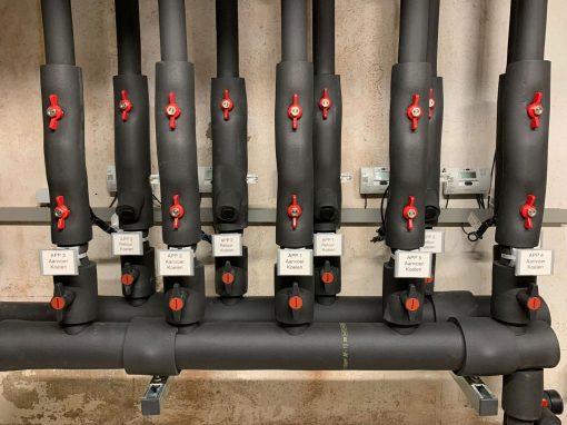 Centrale warmtepomp appartementen
